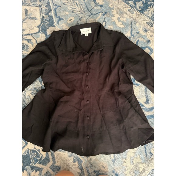 Tuckernuck Tops - Pomander Place Black Blouse XL